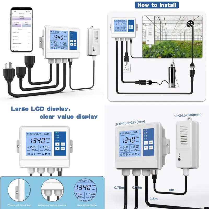 Agriculture Farming Usa - Contrôleur climatique intelligent Wifi, contrôleur environnemental