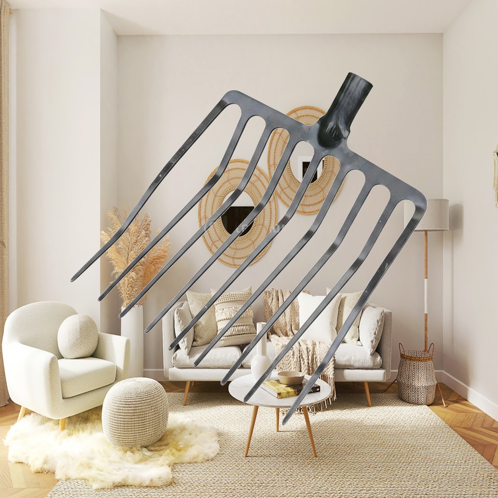 Agriculture Farming Usa - Fourche agricole monobloc à dents multiples